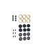 Absima CR-18P 6X6 1.2 Steelie Bead Lock Wheel ( Black )...