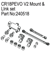 Absima Mount & Link Set for EVO V2 (HBP240518)