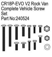 Absima Complete Vehicle Screw Set for CR18P EVO V2 Rock Van (HBP240524)