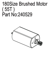 Absima 180 Size Brushed Motor, 55T (HBP240529)