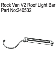 Absima Roof LIght Bar for Rock Van V2 (HBP240532)