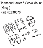 Absima Terranaut Hauler & Servo Mount ( Grey ) (HBP240570)