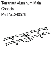 Absima Terranaut Aluminum Main Chassis (HBP240578)