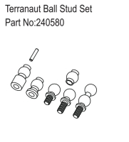 Absima Terranaut Ball Stud Set (HBP240580)