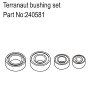 Absima Terranaut Hardware Set (HBP240581)