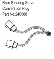 Absima Rear Steering Servo Converstion Plug (HBP240588)