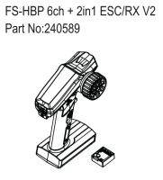 Absima FS-HBP 6ch + 2in1 ESC/RX V2 (HBP240589)
