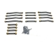 Absima Aluminum High Clearance Link Set Terranaut (16)...