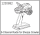 Absima 6-Kanal Fernsteuerung f?r CR3.4 Crawler (1230682)