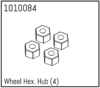 Absima Wheel Hex (4) (HBP240255)