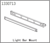 Absima Dachlichtleiste (ohne LEDs) - BronX (1330713)