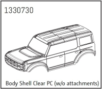 Absima Karosserie transparent (ohne Anbaute?le) - BronX (1330730)