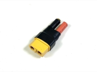Absima Adapter 4mm Goldkontaktsteckern (M) auf XT60 (W) Kompakt-Version (3040059)