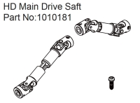 Absima HD Main Drive Shaft - EVO 1:18 (HBP240325)