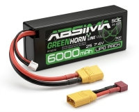 Absima Greenhorn LiPo 2S/7,4V 50C 6000 HC (XT90/T-Plug) (4140018)
