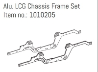 Absima Alu. LCG Chassis Frame Set - GOAT (HBP240381)