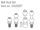 Absima Ball Stud Set - GOAT (HBP240383)