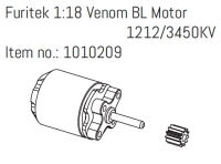 Absima Furitek 1:18 Venom BL Motor 1212/3450KV (HBP240389)