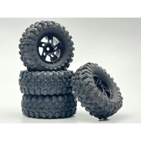 Absima 1.2" Wheel Set "Mudder-Competition" 60mm (4) (HBP240396)