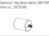 Absima Opt. Big Block Motor 280-58T (HBP240376)