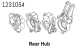 Absima Wellengeh?use hinten CR4.4 (1231054)