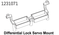 Absima Diff-Lock Servohalterung CR4.4 (1231071)