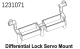 Absima Diff-Lock Servohalterung CR4.4 (1231071)