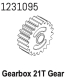 Absima Metallgetriebe 21T-M1.0 (runde Bohrung) CR4.4...