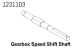 Absima Getriebeschaft Speed-Shift  CR4.4 (1231103)