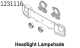 Absima Scheinwerferhalterung vorne CR4.4 (1231116)