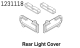 Absima Heckleuchten Halterungsset CR4.4 (1231118)