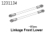 Absima Linkset vorne 85mm CR4.4 (2) (1231134)
