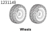 Absima 2.2" R?derset CR4.4 (2) (1231149)
