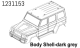Absima PC Karosserie WOLF dunkelgrau CR4.4 (1231153)
