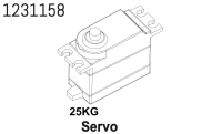 Absima 25kg MG Servo CR4.4 (1231158)
