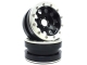 Absima Beadlock Wheels PT-REVOLVER black/silver 2.2 (2)...