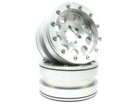 Absima Beadlock Wheels PT-REVOLVER silver/silver 2.2 (2) ohne Radnabe (MT2220SS)