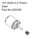 Absima Furitek Venom Motor 3450KV/15T Pinion (HBP240426)