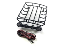 Absima 1:10 Metall Dachtr?ger inkl. LED Set 130mm (2320139)