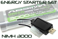 Absima RC Energy Starter Set 3000 (NiMH/USB) (4200021)