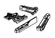 Absima Spacer Assemblies F/R (1610108)