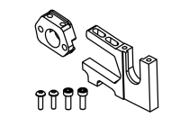 Absima Aluminum Motor Mount (1610110)