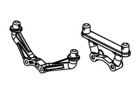 Absima Body Shell Post Set F/R (1610113)
