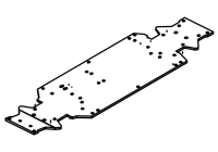 Absima Aluminum Chassis Plate (1610118)