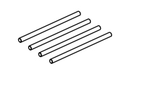 Absima Lower Suspension Pins (4) (1610127)