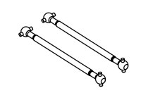 Absima Rear Dogbones (2) (1610131)