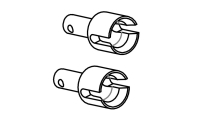 Absima Differential Gear Cups (2) (1610152)