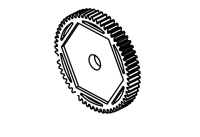 Absima Nylon Center Main Gear (1610155)