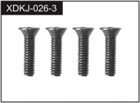 Absima 2*8 Screws (4) (J-026-3)