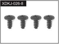 Absima 2.3*8 Screws (4) (J-026-8)